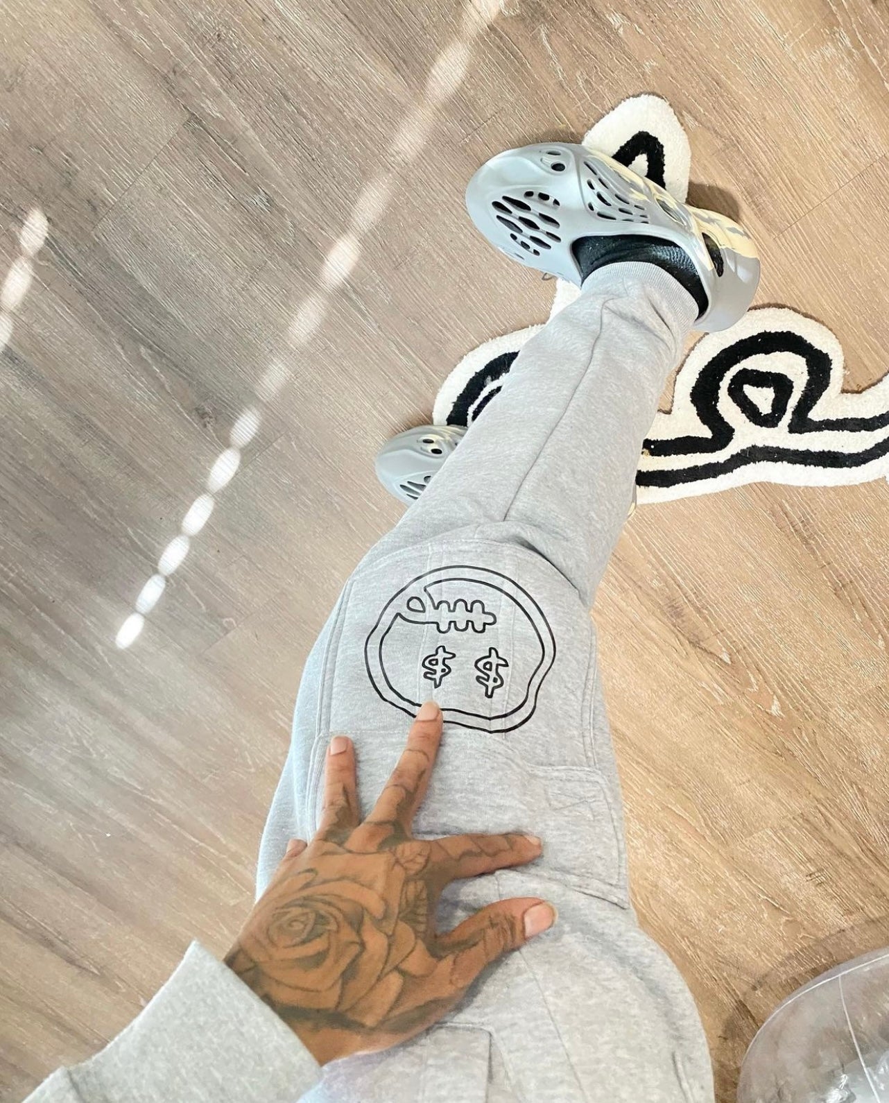 Grey Signature Joggers